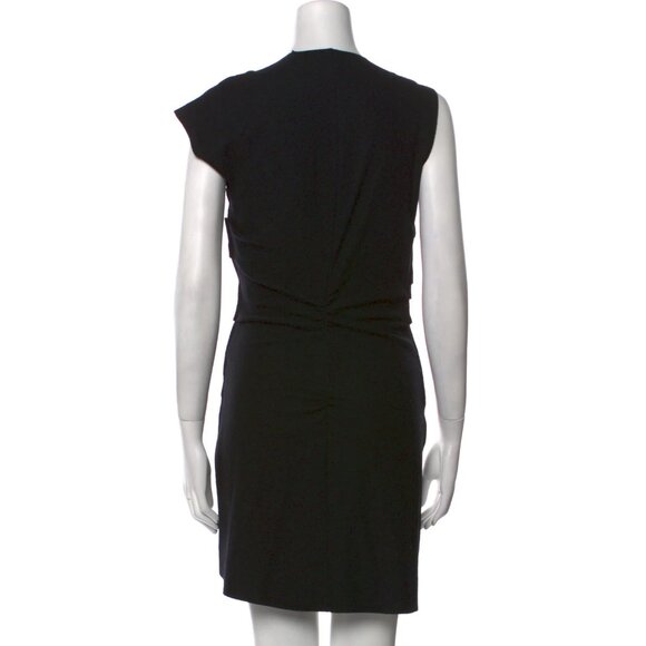 Étoile Isabel Marant Black Wool Asymmetrical Dress - Picture 3 of 7